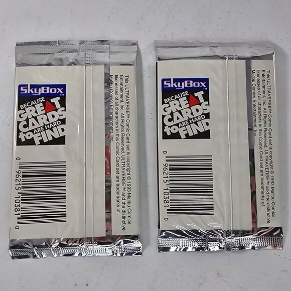 Vintage SkyBox Ultraverse Comic Cards Pack Of 8 Collectible Trading Cards 2 Pack - Picture 4 of 6